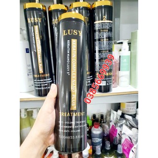 Phục hồi keratin nano complex lusy phục hồi tóc tẩy và tóc nát . rất bóng tóc . làm thẳng tóc 1000ml