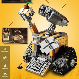 ⚡Còn Hàng⚡Bộ Đồ Chơi Lắp Ráp robot wall-e moc-21303 (677 + Cái)