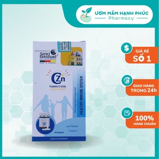 Viên uống Vitamin C và Kẽm - ZinkC  [CHÍNH HÃNG] hỗ trợ vô sinh, hiếm muộn