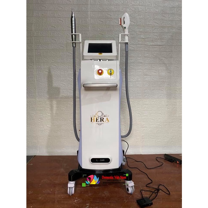 Máy triệt lông Hera, Máy triệt lông 2in1 laser xóa xăm xóa nám tàn nhang vĩnh viễn