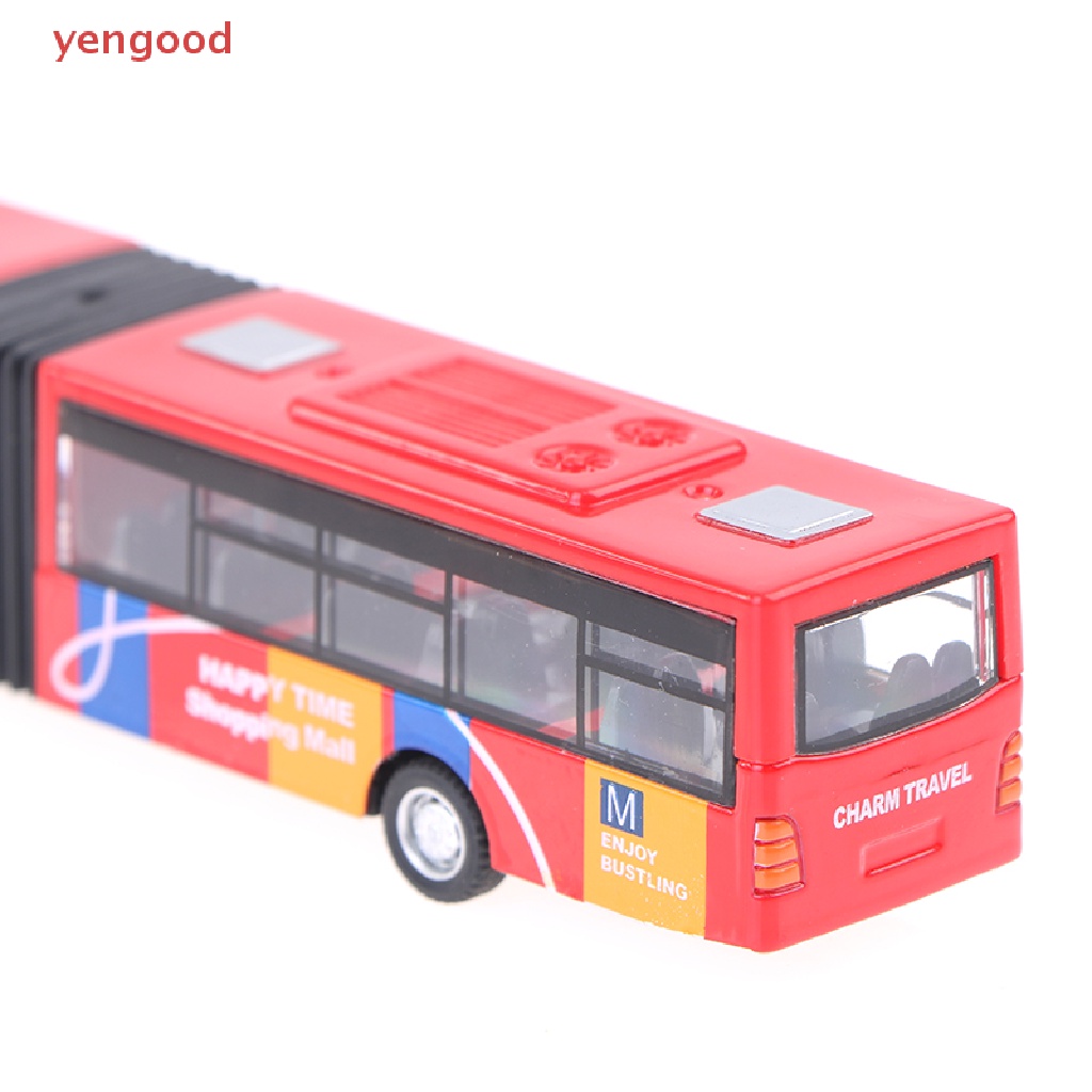 Mô Hình Xe Buýt Bằng Kim Loại 1: 64 18cm Độc Đáo Sống Động
