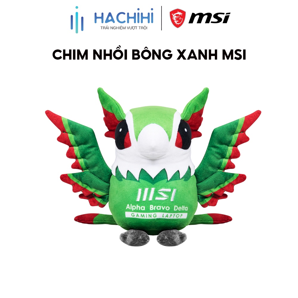 Chim nhồi bông xanh MSI