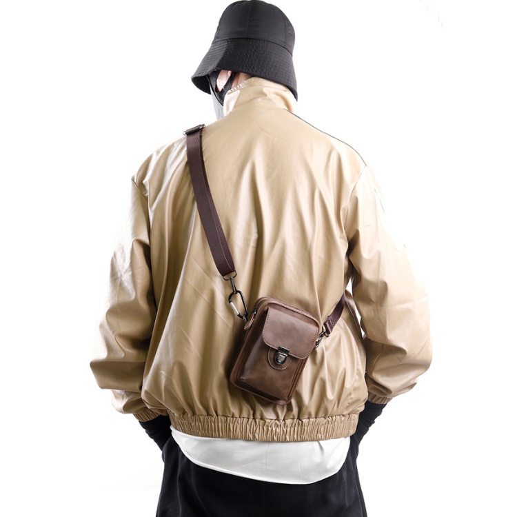 Túi Nam Đeo Chéo Đeo Hông Da Bò BT04 Siêu Bền Siêu Đẹp