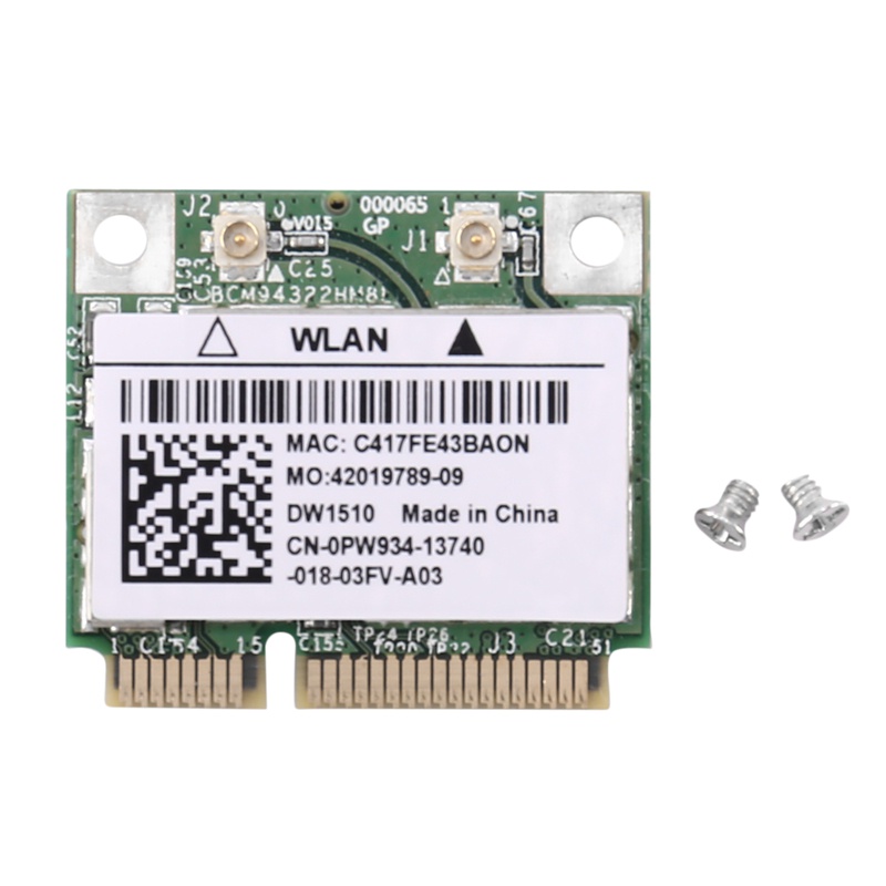 Card Mạng Không Dây bcm94322hm8l bcm94322 300mbps 802.11a / b / g / n dw1510 Cho mac os / hackintosh