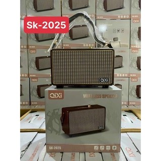 Loa bluetooth Qixi SK-2025, kiểu dáng cổ điển sang trọng