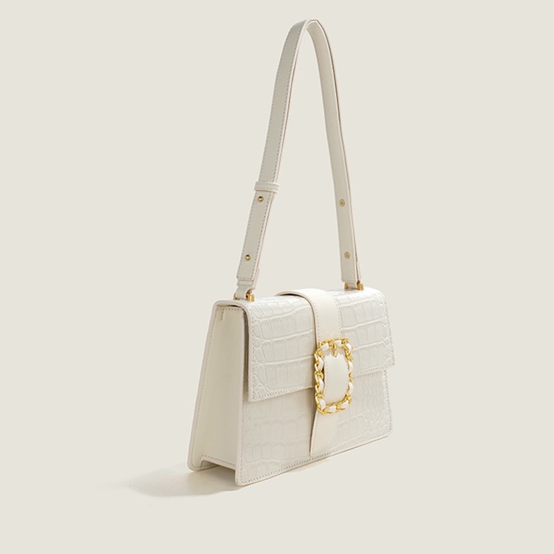 Ielgy Túi Xách Đeo Vai Giả Da Cá Sấu Sức Chứa Lớn Hàng Ngày Cho Nữ