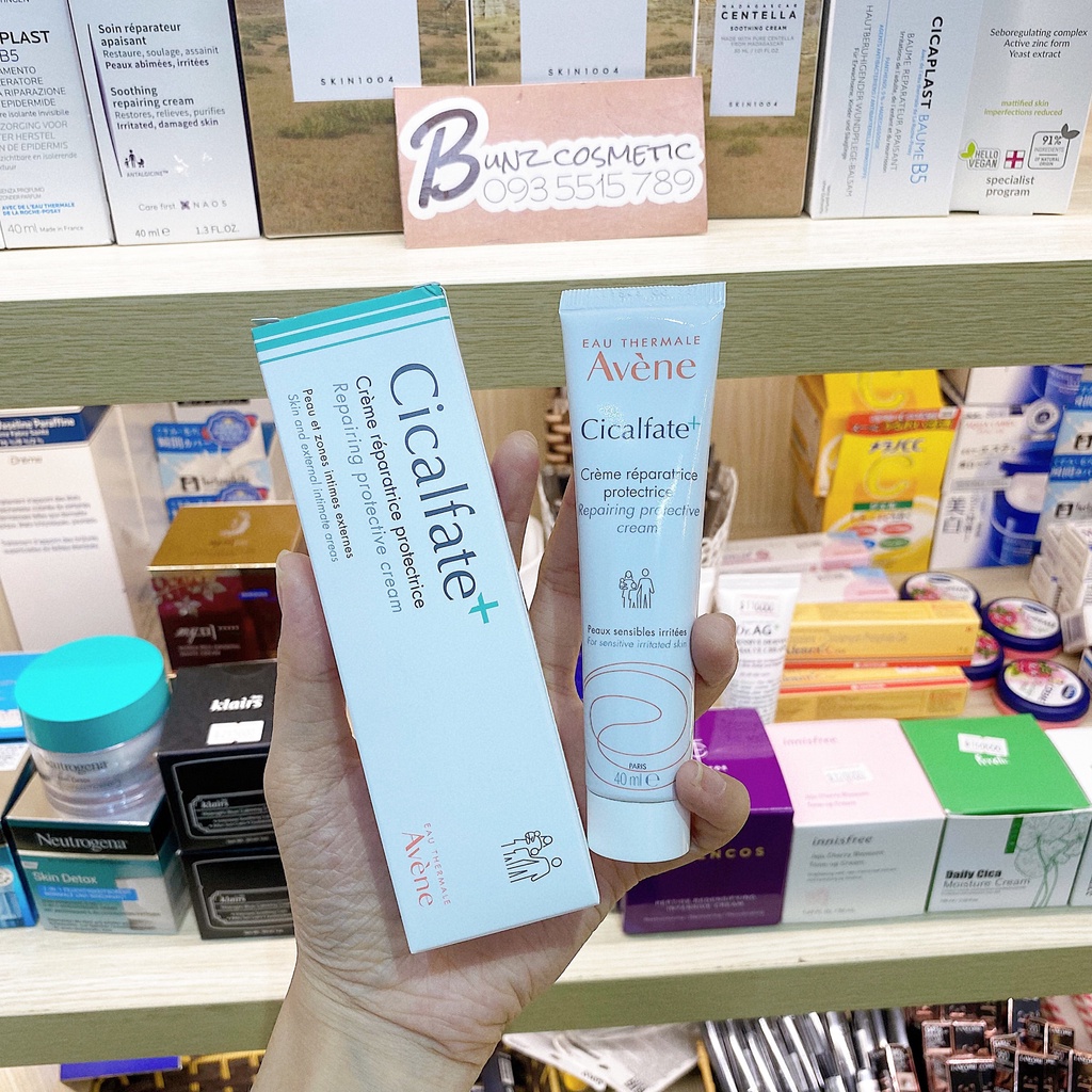 Kem liền sẹo, phục hồi da Avene Cicalfate + Repairing Protective Cream 40m