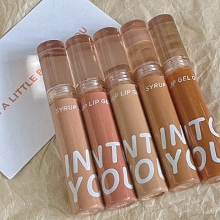 Into you - son bóng into you syrup lip gel lên màu trong suốt