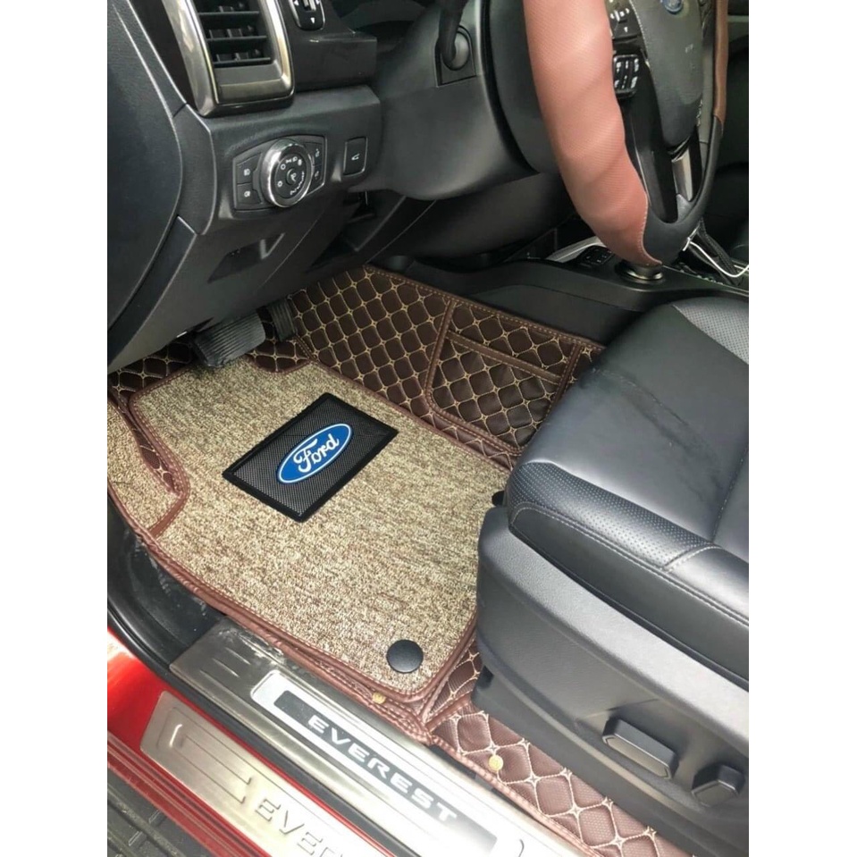Thảm lót sàn, trải sàn ô tô 6d Ford Everest 2023cao cấp, không mùi