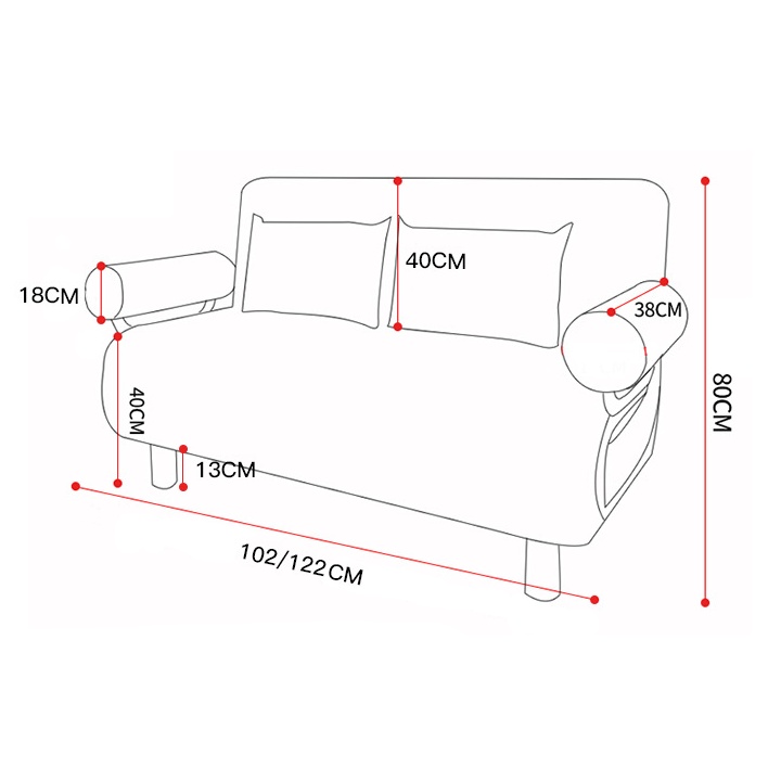 Sofa giường đa năng thông minh gấp gọn, ghế sofa mở ra thành giường kích  thước 100,120,150cm | Shopee Việt Nam