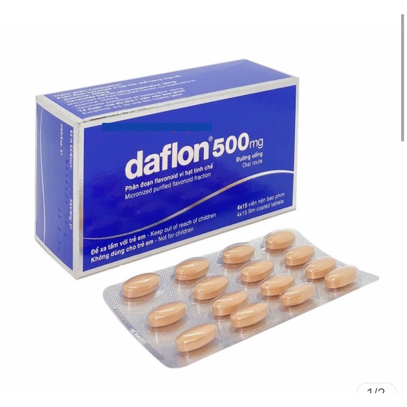 DAFON 500MG HỖ TRỢ GIẢM SUY TĨNH MẠCH CHÂN VÀ LÀM CO BÚI TRĨ