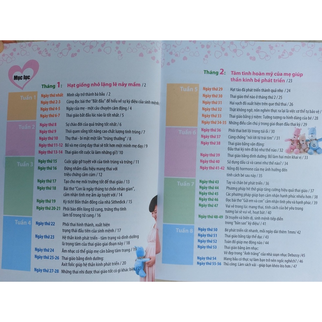 Sách: Thai Giáo Theo Chuyên Gia - 280 Ngày Mỗi Ngày Đọc 1 Trang