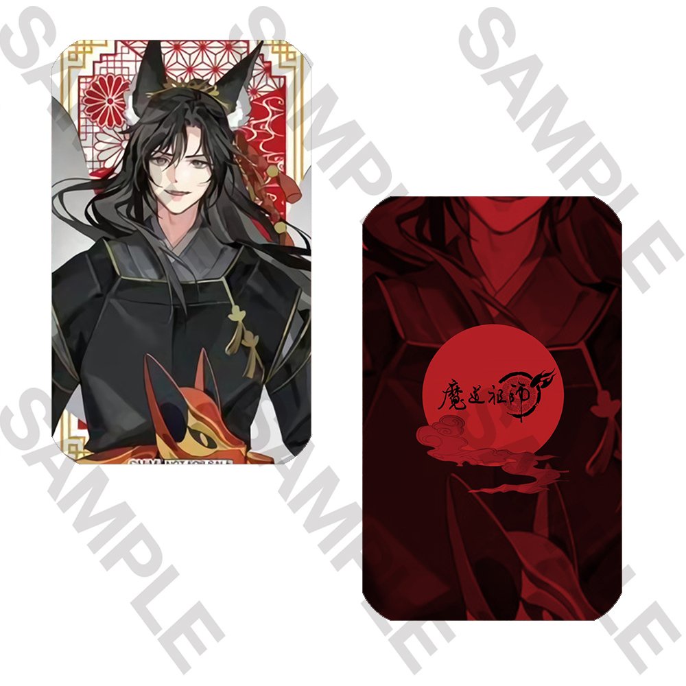 Ảnh card bo góc in hình MA ĐẠO TỔ SƯ ver KHÓI TRẮNG BL manhwa anime chibi thẻ bo viền 5*8cm