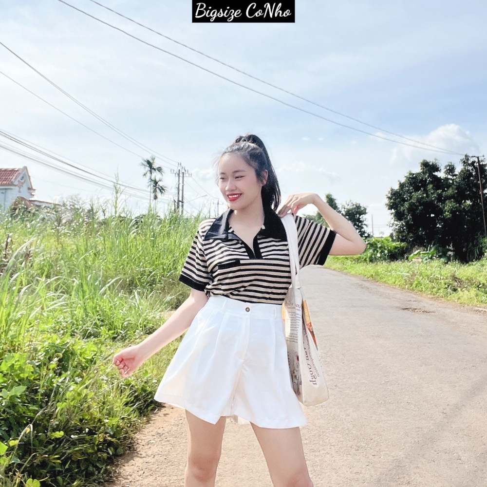 Quần đùi Bigsize CÔ NHỎ nữ lưng cao thun co giãn có khóa kéo mặc mát dứng form Q8