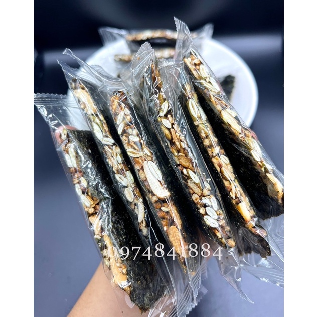 1kg rong biển kẹp hạt dinh dưỡng - đóng gói từng thanh