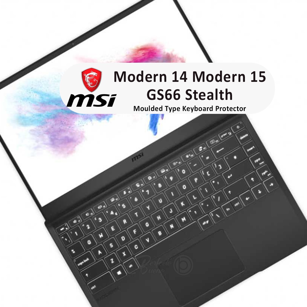 [Bán toàn bộ] Bảo vệ bàn phím cho MSI Modern 14 Modern 15 GS66 Vỏ bàn phím tàng hình TPU