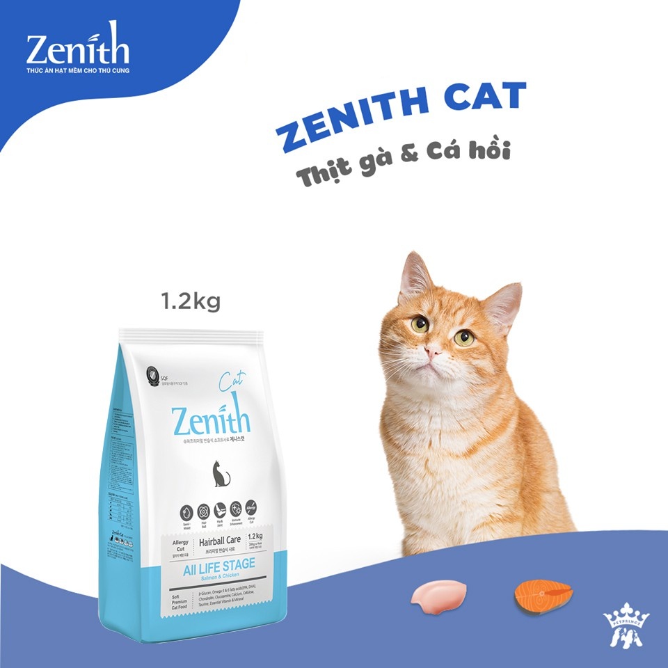 Hạt Mềm Zenith Hairball Tiêu Búi Lông Cho Mèo