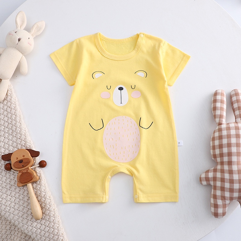 Jumpsuit bodysuit romper Liền Mảnh Vải cotton In Hình Hoạt Hình Cho Các Bé Trai Từ 0-18
