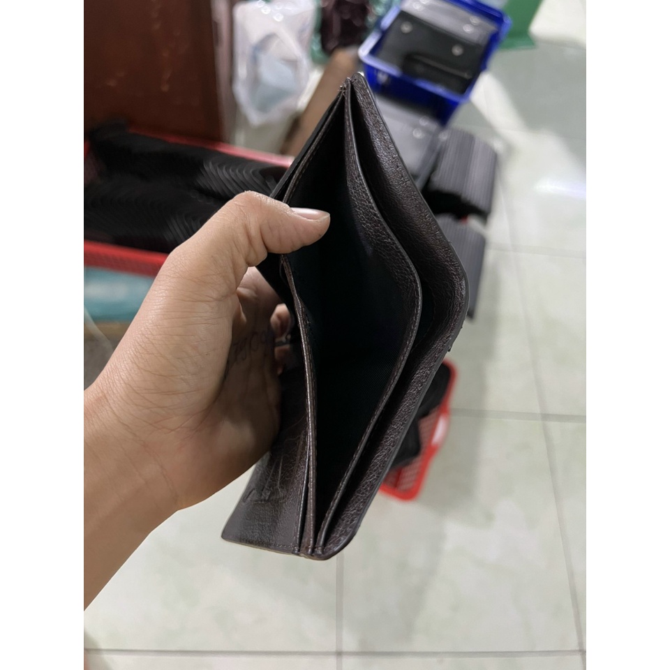 Ví da nam cao cấp, bóp ví nam da bò thật Clément – CM026 - BH 12 tháng - Full box