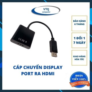 Cáp chuyển đổi display port ra hdmi,Dây Cáp Chuyển Displayport sang Cổng HDMI.shopphukienvtq