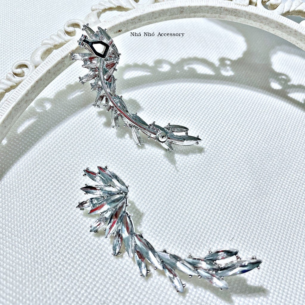 Khuyên Kẹp Vành Tai Đính Đá Đi Tiệc NHÀ NHỎ 1510