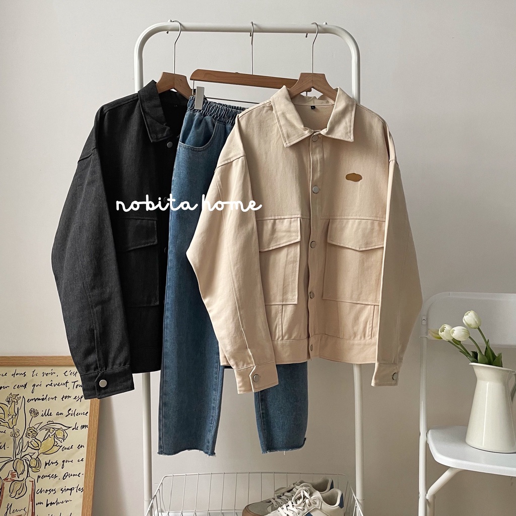 NOBITA HOME - Áo khoác vải denim mềm 7820