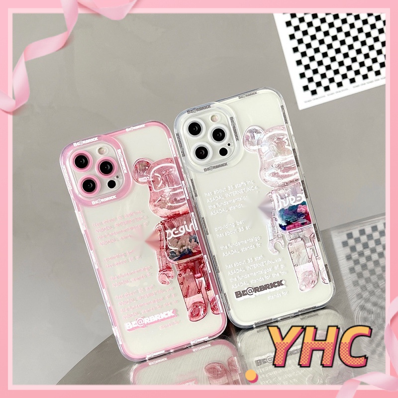 Ốp điện thoại gấu hoạt hình thích hợp cho iPhone 6/6S Plus/7/7plus/8/8plus/X/xr/xs/11/12-243