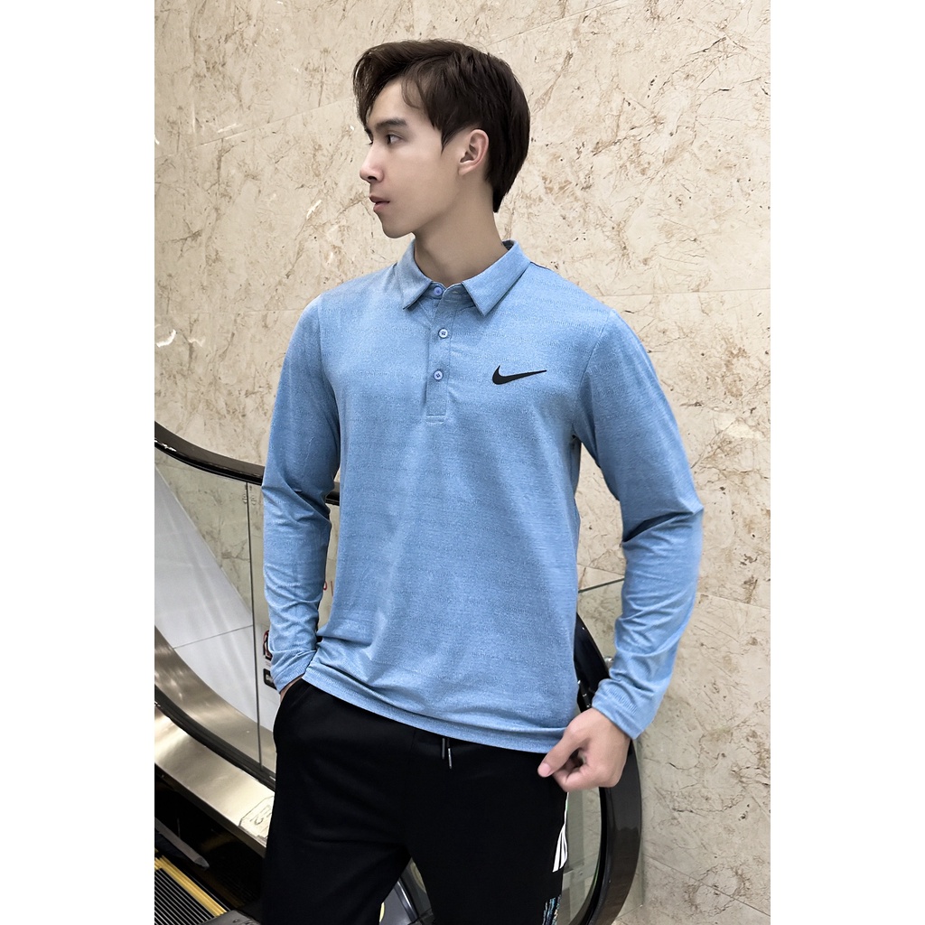 ÁO GOLF TRƠN DÀI TAY CỐ BẺ, LỖ KIM, HÀNG QC CAO CẤP