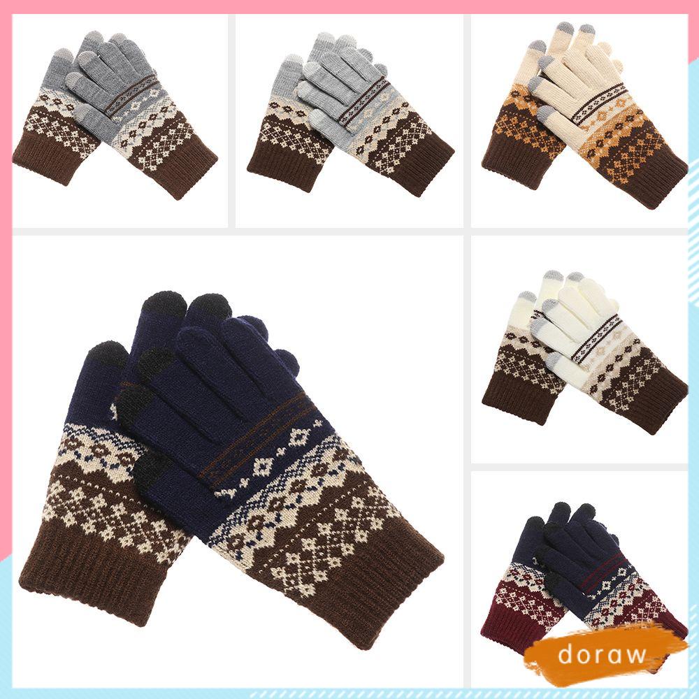 Găng Tay Mùa Đông Dày Dặn Co Giãn Tốt Bảo Vệ Toàn Diện