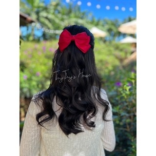 Kẹp tóc nơ lụa satin 3 tầng hàn quốc cho nữ