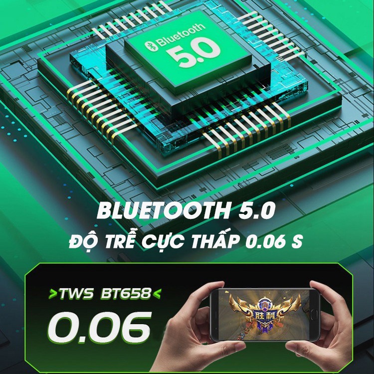 Tai Nghe Gaming K9 Tws Tai Nghe Chơi Game Không Dây Bluetooth 5.0 - Pin Trâu - Có Míc Đỗ Trễ Cực Thấp