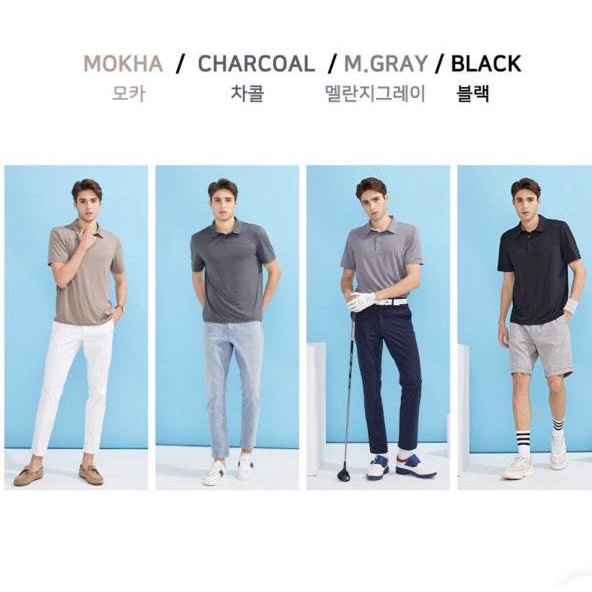 Áo thun polo có cổ Aristow nam giới xuất Hàn dư xịn