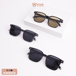 Kính Mát Thời Trang HMK Eyewear Dáng Vuông, Hạn Chế Chói, Chống Tia UV400 Bảo Vệ Mắt - KM8918