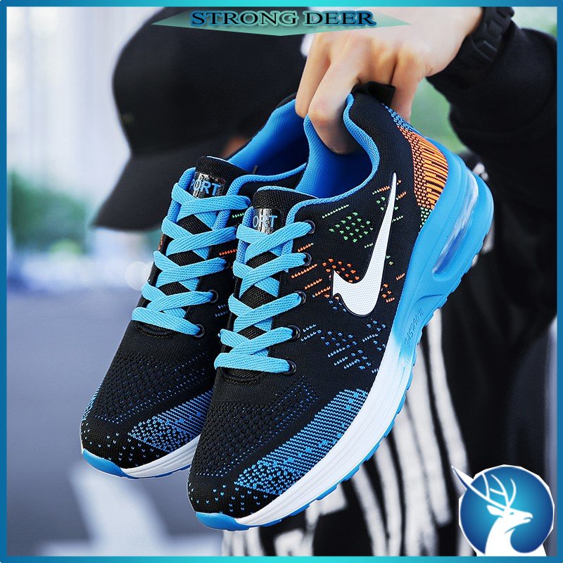 Giày Thể Thao Thoáng Khí Thời Trang Chống Trượt Kiểu Hàn Quốc Trẻ Trung Dành Cho Nam