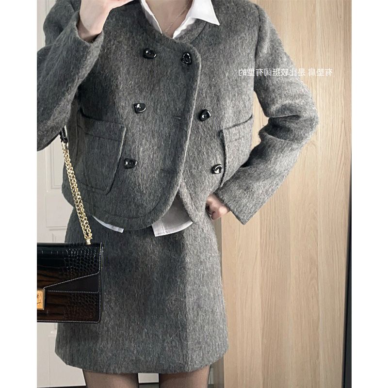 Áo Khoác Vest Len Cao Cấp Phong Cách Mới 2023 Thời Trang Mùa Thu Dành Cho Nữ