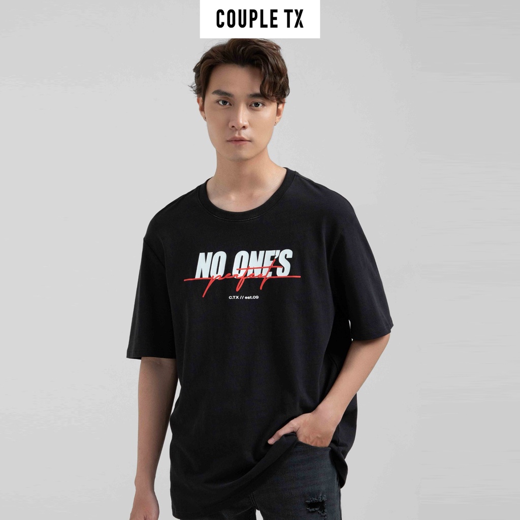 Áo Thun Nam Couple TX Relax Fit In No One's Perfect MTS 1219