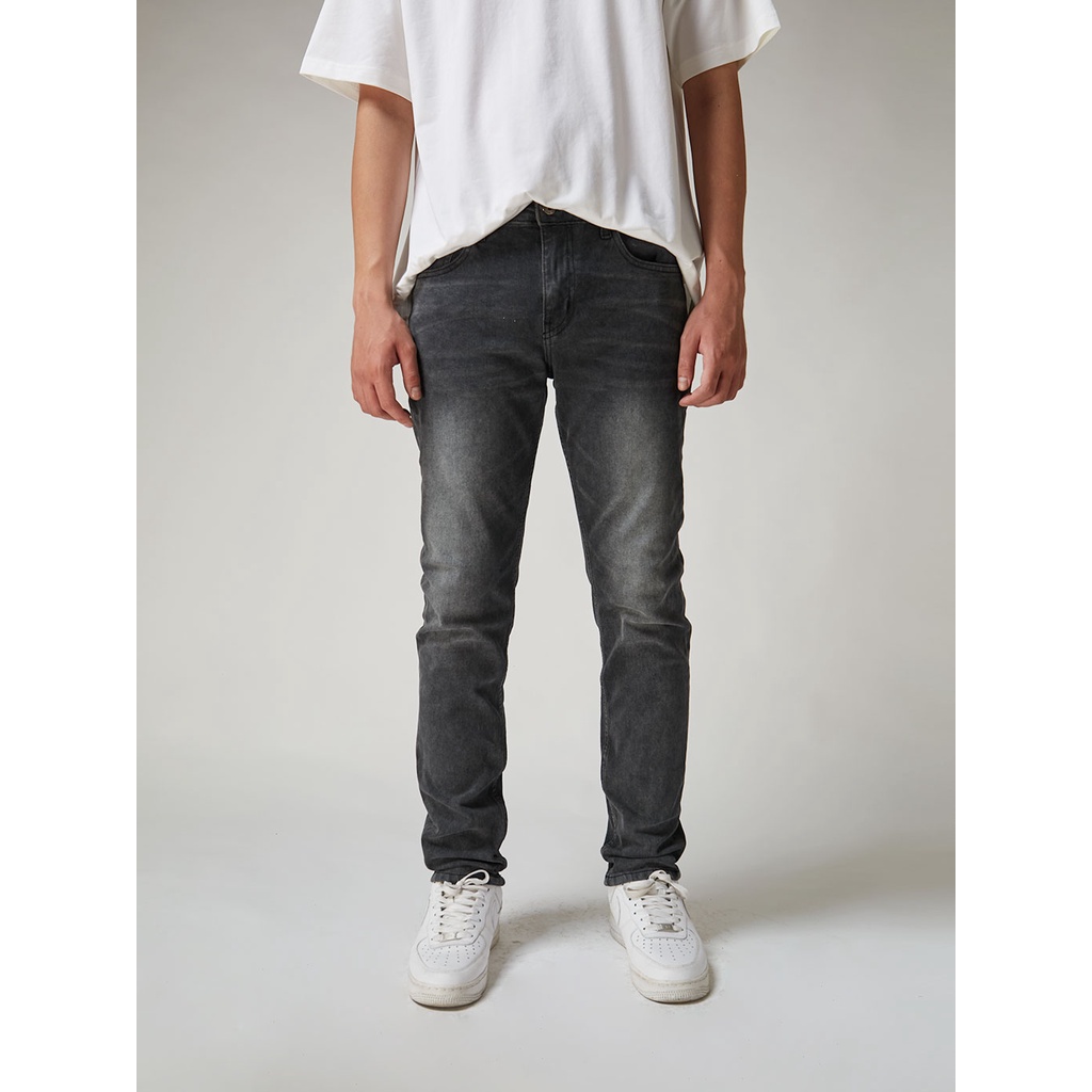Quần Jeans The Denimaniac dáng ôm màu Dark Grey SS23 - 639 Slim Fit