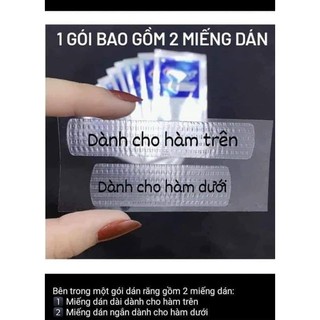 [Hộp] Miếng dán trắng răng Crest 3D White