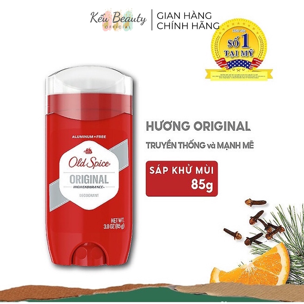 Lăn Khử Mùi Old Spice USA 85g/73g (Nhiều Mùi Hương)