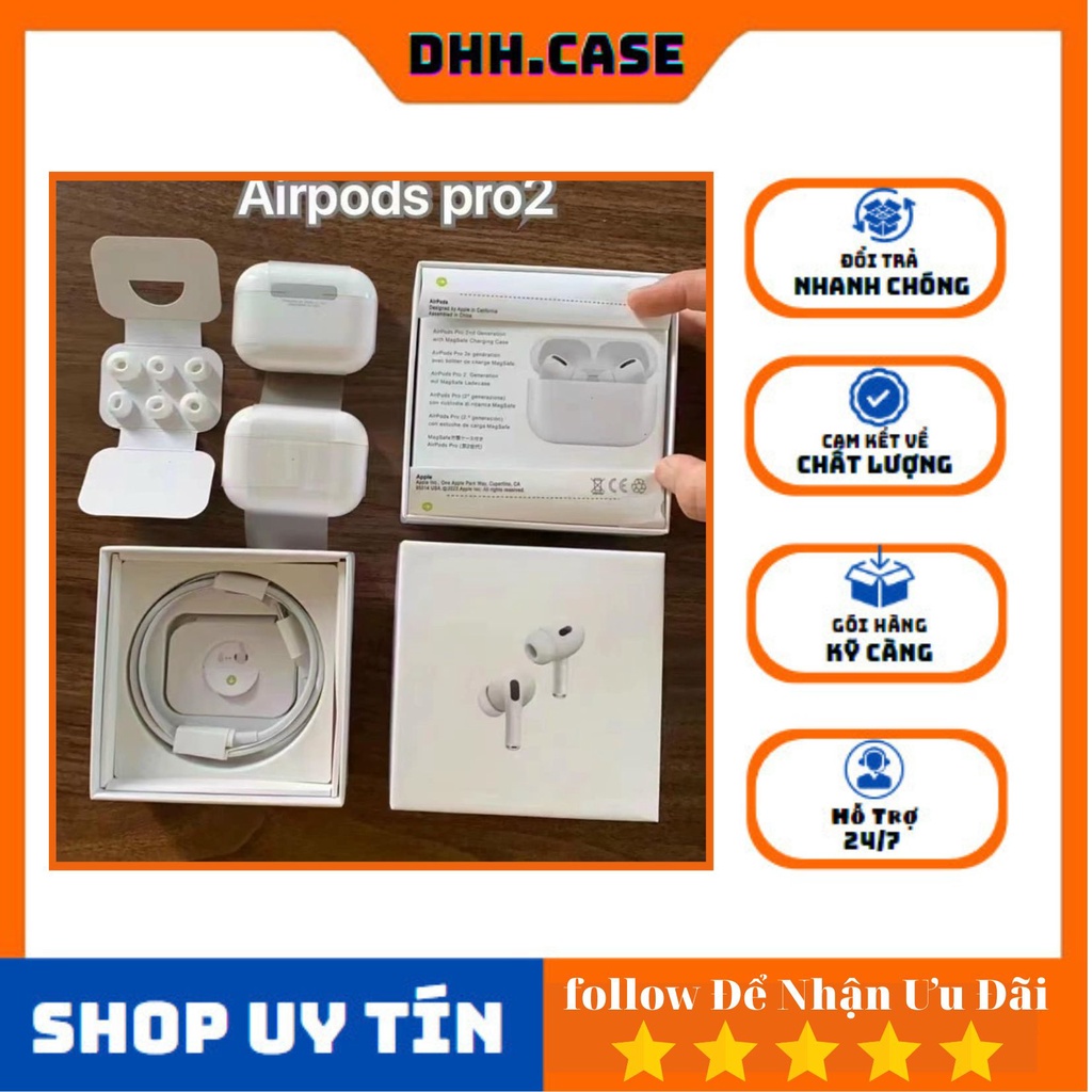 Tai nghe bluetooth nhét tai AP PRO Gen2 Jerry công nghệ TWS Chuẩn 5.0 hỗ trợ sạc không dây Kháng Nước