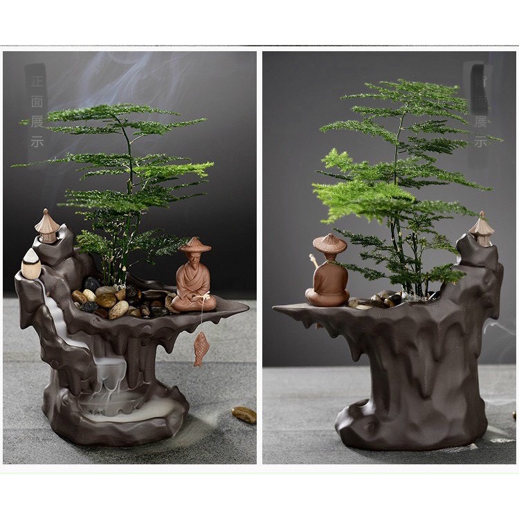Hàng Chuẩn Trầm hương khói ngược Hòn Non Bộ, Thác khói trầm hương cao cấp, tiểu cảnh - Nhà cửa thơm tho, sạch sẽ