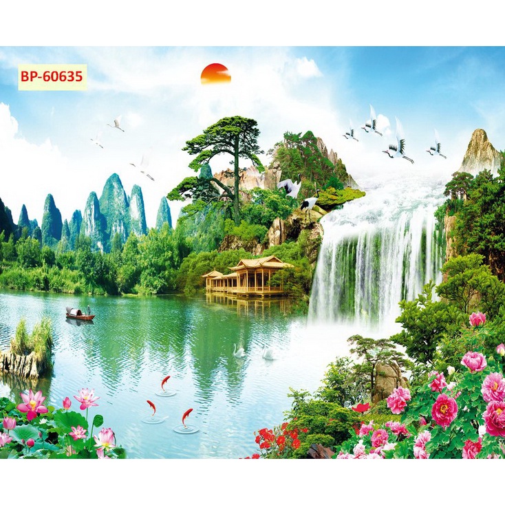 Tranh Sơn Thủy Nhiều Mẫu Lựa Chọn