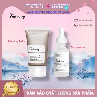 The ordinary dưỡng ẩm gồm niacinamide 10% + zinc 1% / natural moisturizing factors + ha 2x30ml