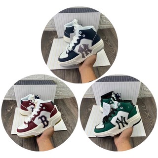 Giày sneaker mlb cổ cao ny .chữ b. full box
