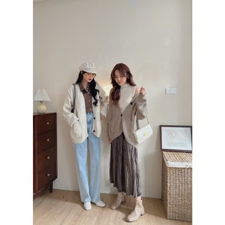 Chân váy xếp ly nhăn nhung Cv-8866, chân váy nhung dáng dài