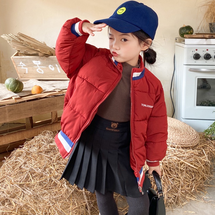 Áo phao cho bé lông vũ siêu nhẹ DINOKING Áo khoác bé trai bé gái 3 lớp siêu ấm thu đông trẻ em 2 - 9 tuổi AK14