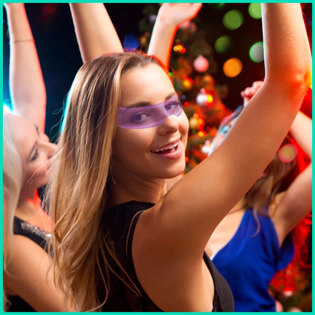 Mắt Kính Có Đèn LED 7 Màu Độc Đáo Cho Người Lớn Dịp Halloween