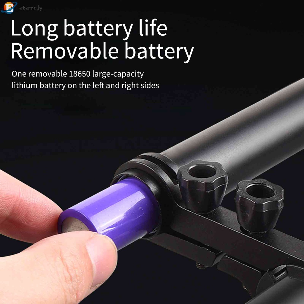 Bộ Thanh Nối Dài Tay Lái Xe Đạp MTB Kèm Đèn Và Giá Đỡ Đôi Mở Rộng