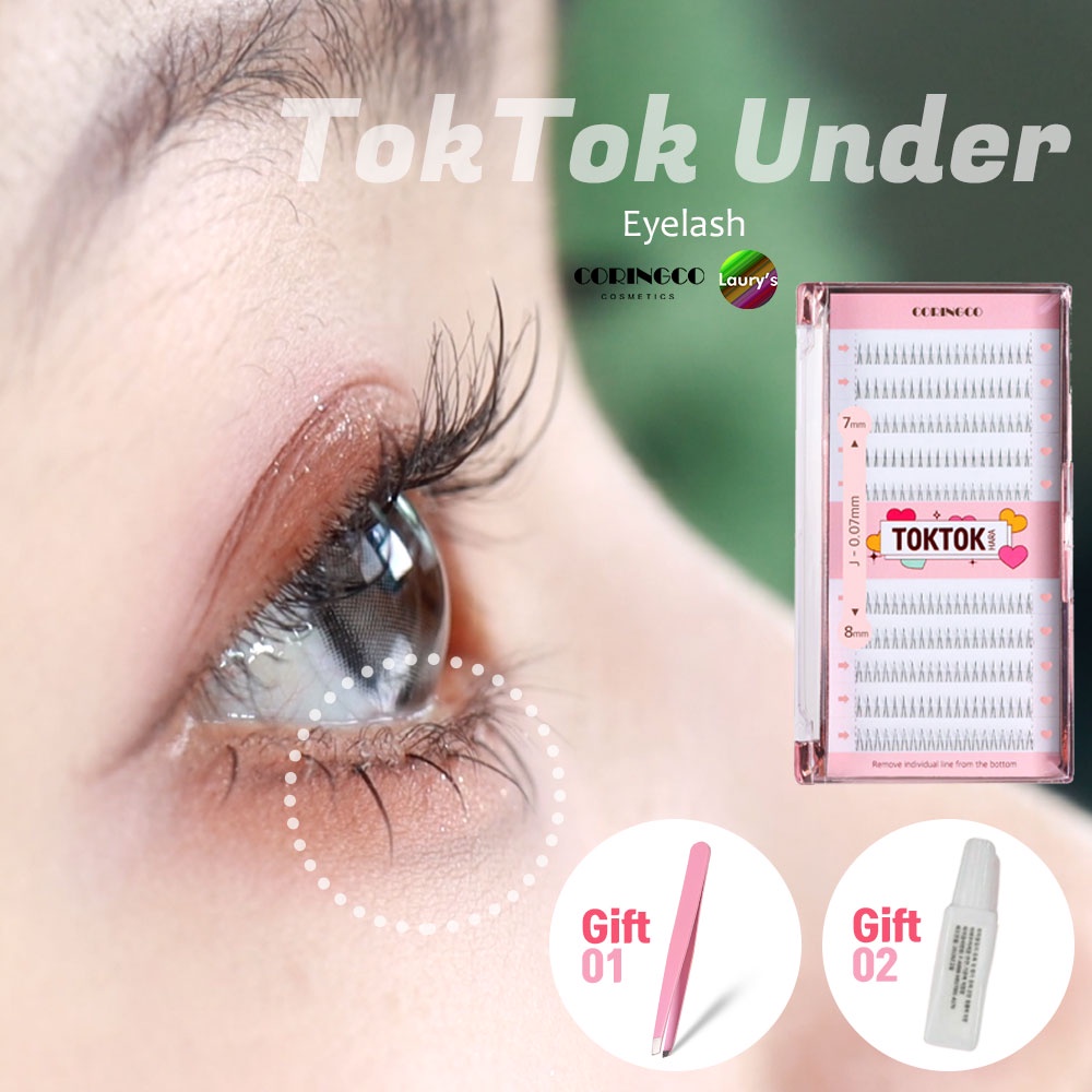 CORINGCO Bộ Lông Mi Giả Tự Dính Dày 0.07mm- Dưới 6mm7mm