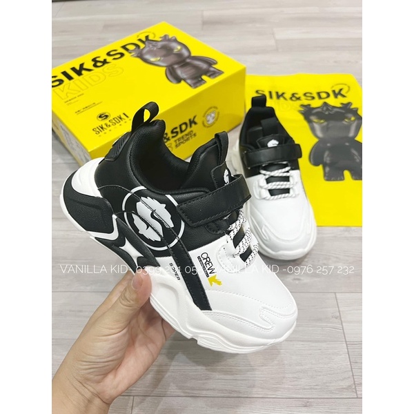 Giày thể thao quai dán S.I.K&S.D.K dư xịn